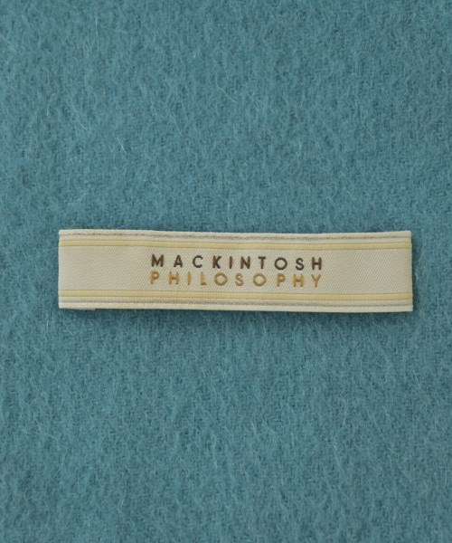 MACKINTOSH PHILOSOPHY（マッキントッシュフィロソフィー）マフラー 青 サイズ:- レディース/2200695654214
