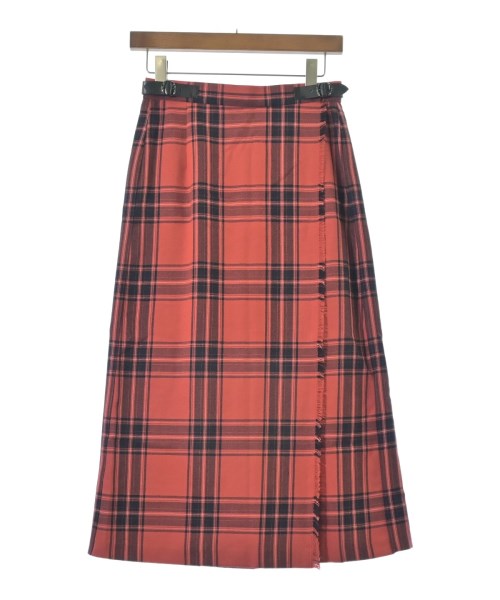 MACKINTOSH PHILOSOPHY(マッキントッシュフィロソフィー)ロング・マキシ丈スカート 赤 サイズ:36(S位)/2200655126027
