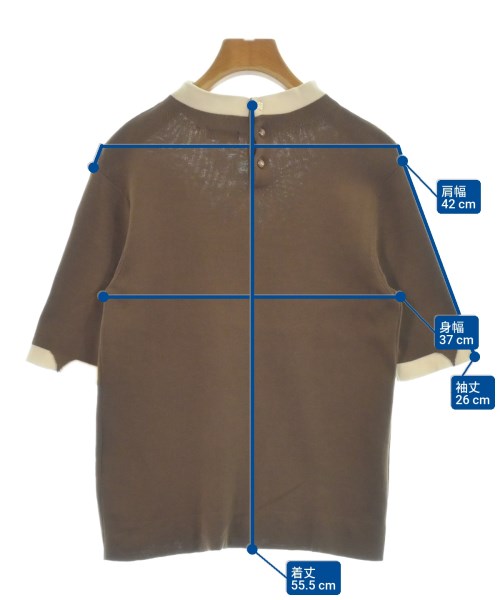 MACKINTOSH PHILOSOPHY（マッキントッシュフィロソフィー）ニット・セーター 茶 サイズ:38(M位) レディース/2200658353109