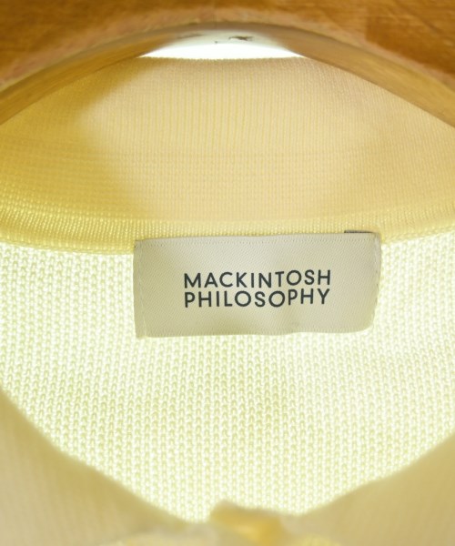 MACKINTOSH PHILOSOPHY（マッキントッシュフィロソフィー）ポロシャツ 黄 サイズ:36(S位) レディース/2200711253070