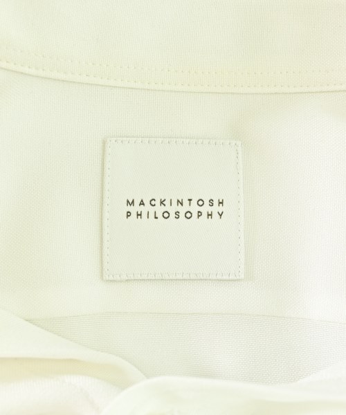 MACKINTOSH PHILOSOPHY（マッキントッシュフィロソフィー）ドレスシャツ 白 サイズ:38(M位) メンズ/2200709252115