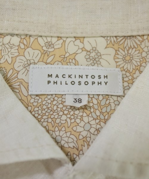 MACKINTOSH PHILOSOPHY（マッキントッシュフィロソフィー）カジュアルシャツ ベージュ サイズ:38(M位) メンズ/2200712593038