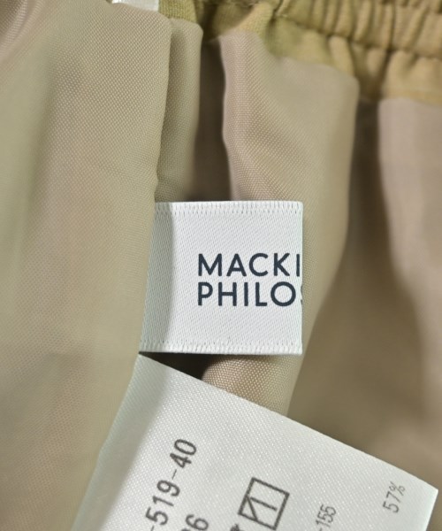 MACKINTOSH PHILOSOPHY（マッキントッシュフィロソフィー）スラックス ベージュ サイズ:36(S位) レディース/2200713061024