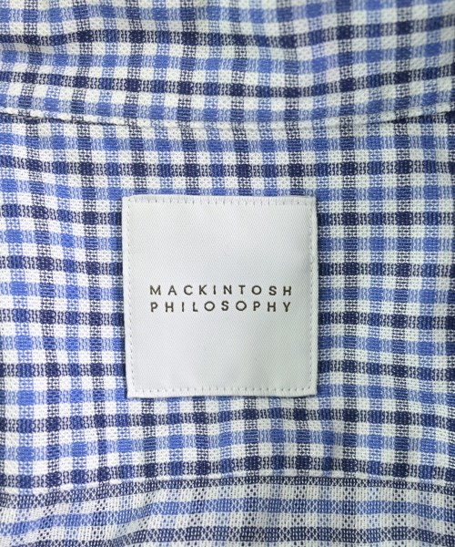 MACKINTOSH PHILOSOPHY（マッキントッシュフィロソフィー）カジュアルシャツ 紺 サイズ:40(L位) メンズ/2200714483030