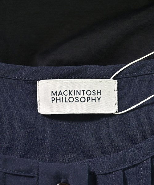 MACKINTOSH PHILOSOPHY（マッキントッシュフィロソフィー）ブラウス 紺 サイズ:38(M位) レディース/2200714936024
