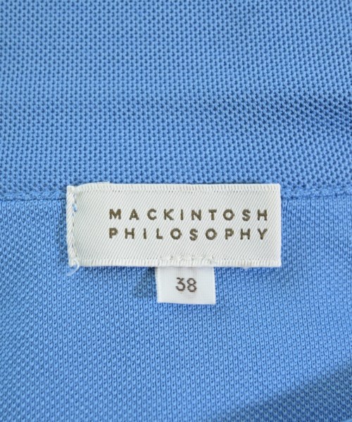 MACKINTOSH PHILOSOPHY（マッキントッシュフィロソフィー）ポロシャツ 青 サイズ:38(M位) レディース/2200715090091