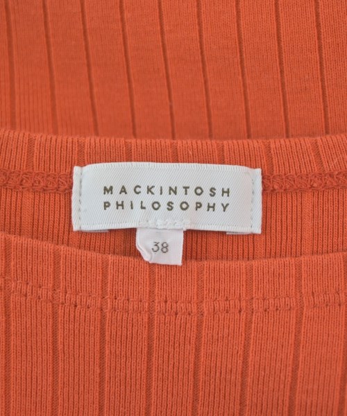 MACKINTOSH PHILOSOPHY（マッキントッシュフィロソフィー）Tシャツ・カットソー オレンジ サイズ:38(M位) レディース/2200635431165