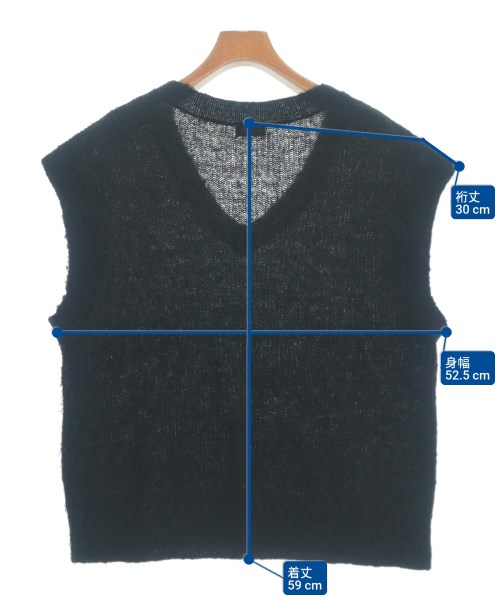 MACKINTOSH PHILOSOPHY（マッキントッシュフィロソフィー）ベスト 黒 サイズ:2(M位) レディース/2200636718043