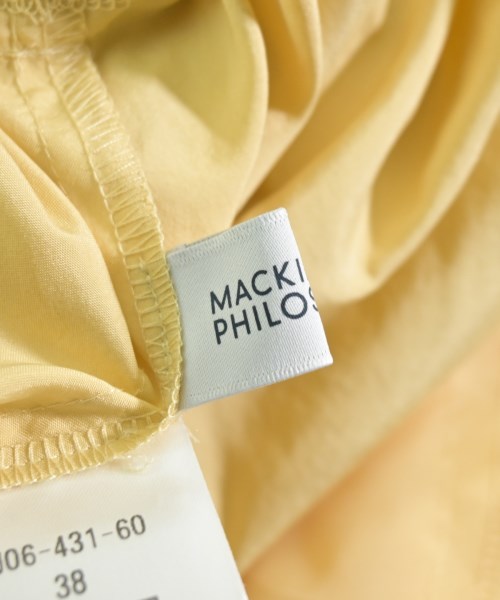 MACKINTOSH PHILOSOPHY（マッキントッシュフィロソフィー）シャツワンピース 黄 サイズ:38(M位) レディース/2200644997041