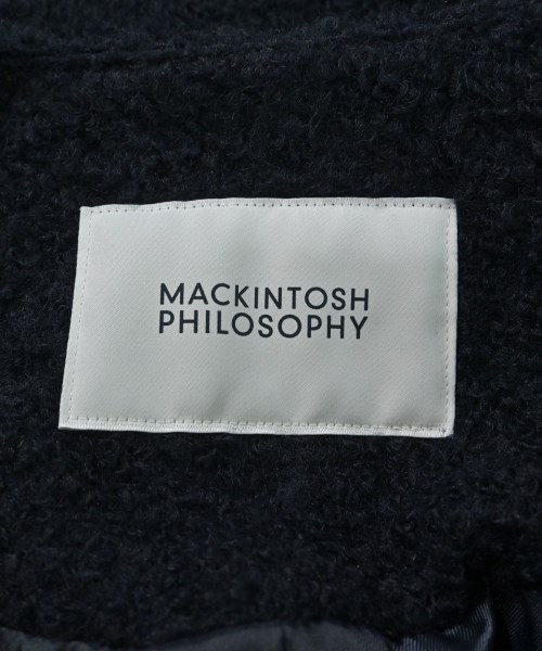 MACKINTOSH PHILOSOPHY（マッキントッシュフィロソフィー）ノーカラージャケット 紺 サイズ:38(M位) レディース/2200641632020