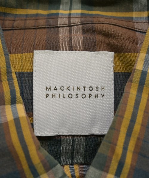 MACKINTOSH PHILOSOPHY（マッキントッシュフィロソフィー）カジュアルシャツ 黄 サイズ:40(L位) メンズ/2200647675076