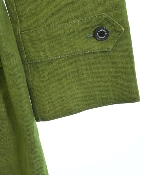 MACKINTOSH PHILOSOPHY（マッキントッシュフィロソフィー）ステンカラーコート 緑 サイズ:38(M位) メンズ/2200650202023