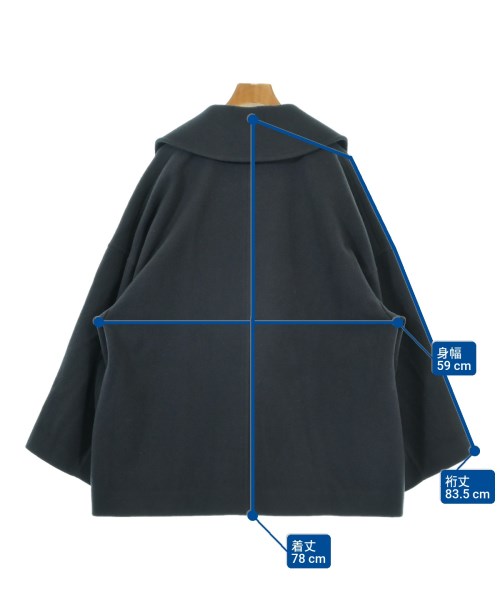 MACKINTOSH PHILOSOPHY（マッキントッシュフィロソフィー）ピーコート 黒 サイズ:-(M位) レディース/2200652076141