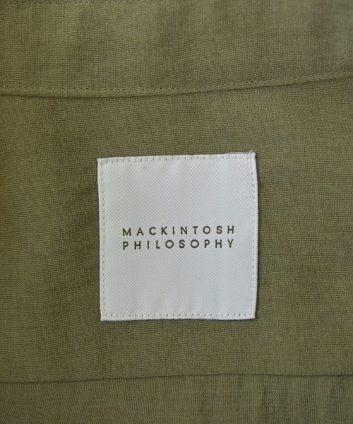 MACKINTOSH PHILOSOPHY（マッキントッシュフィロソフィー）カジュアルシャツ カーキ サイズ:38(M位) メンズ/2200645186031