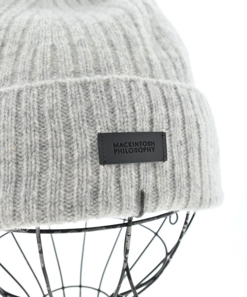 MACKINTOSH PHILOSOPHY（マッキントッシュフィロソフィー）ニットキャップ・ビーニー グレー サイズ:- メンズ/2200652721089