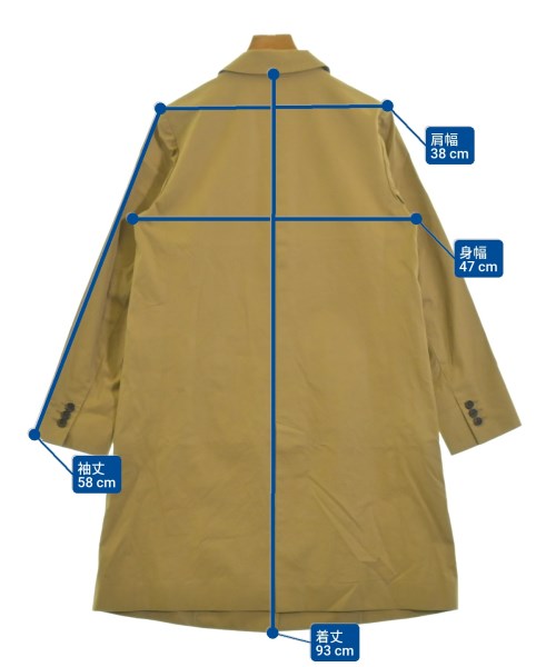 MACKINTOSH PHILOSOPHY（マッキントッシュフィロソフィー）チェスターコート カーキ サイズ:38(M位) レディース/2200654557013