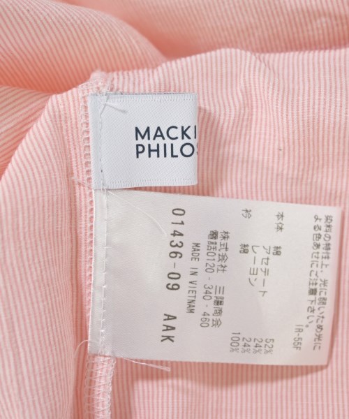 MACKINTOSH PHILOSOPHY（マッキントッシュフィロソフィー）ブラウス ピンク サイズ:38(M位) レディース/2200705146036