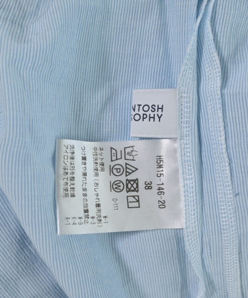 MACKINTOSH PHILOSOPHY（マッキントッシュフィロソフィー）ブラウス 青 サイズ:38(M位) レディース/2200705146081
