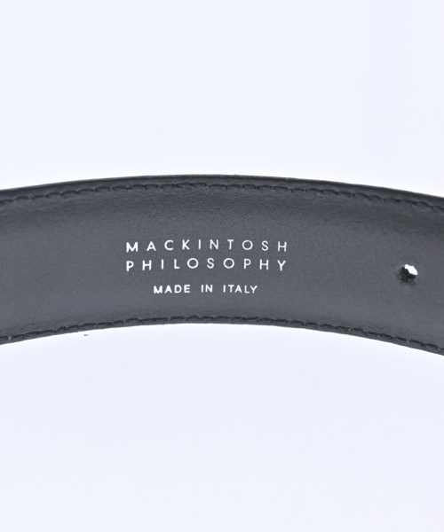 MACKINTOSH PHILOSOPHY（マッキントッシュフィロソフィー）ベルト 黒 サイズ:32 メンズ/2200704715967