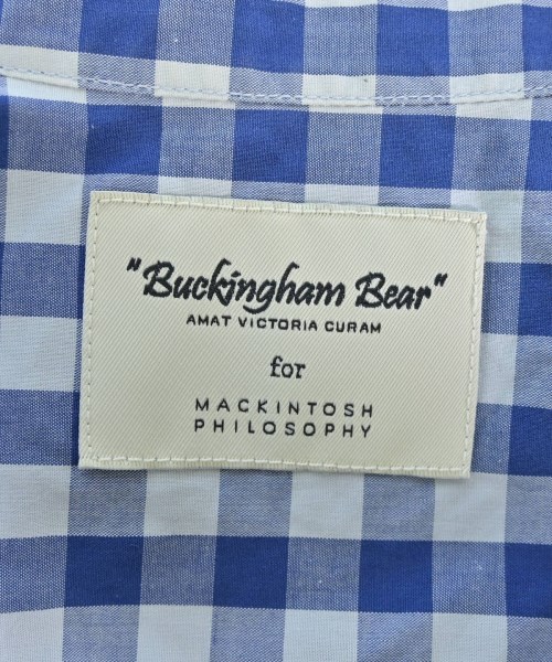 MACKINTOSH PHILOSOPHY（マッキントッシュフィロソフィー）シャツワンピース 青 サイズ:38(M位) レディース/2200706134018