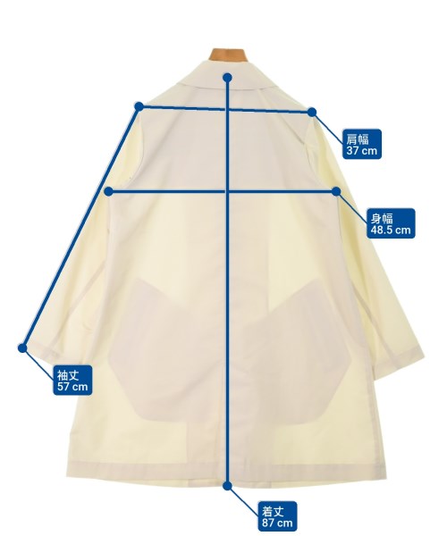 MACKINTOSH PHILOSOPHY（マッキントッシュフィロソフィー）ステンカラーコート 白 サイズ:36(S位) レディース/2200663270019