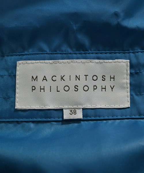 MACKINTOSH PHILOSOPHY（マッキントッシュフィロソフィー）ステンカラーコート 青 サイズ:38(M位) レディース/2200660558066