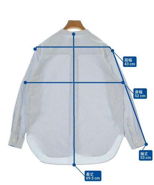 MACKINTOSH PHILOSOPHY（マッキントッシュフィロソフィー）カジュアルシャツ 青 サイズ:38(M位) レディース/2200663588077