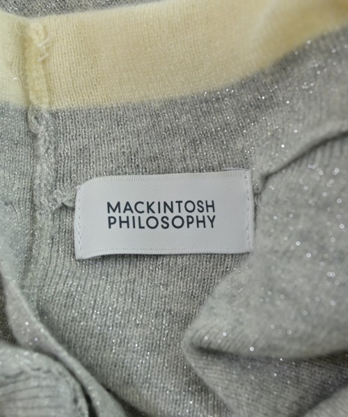 MACKINTOSH PHILOSOPHY（マッキントッシュフィロソフィー）ニット・セーター グレー サイズ:36(S位) レディース/2200665575051