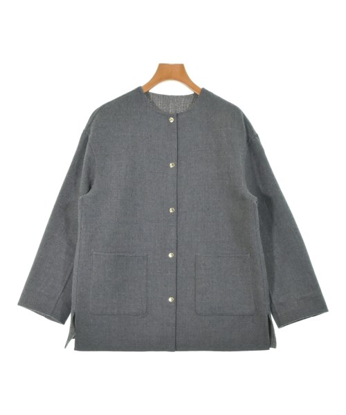 MACKINTOSH PHILOSOPHY(マッキントッシュフィロソフィー)ノーカラージャケット グレー サイズ:36(S位)/2200668244015