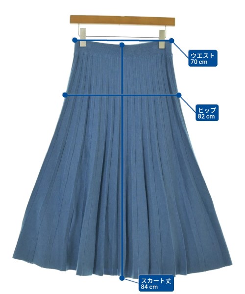 MACKINTOSH PHILOSOPHY（マッキントッシュフィロソフィー）ロング・マキシ丈スカート 青 サイズ:38(M位) レディース/2200666762139