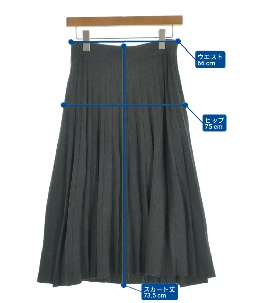 MACKINTOSH PHILOSOPHY（マッキントッシュフィロソフィー）ロング・マキシ丈スカート グレー サイズ:38(M位) レディース/2200666762146