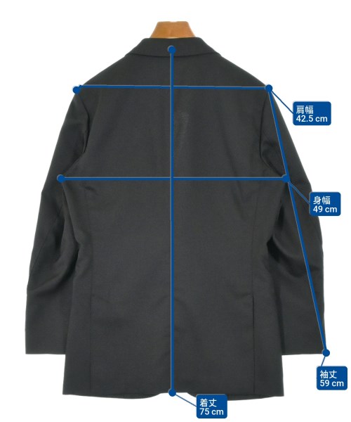 MACKINTOSH PHILOSOPHY（マッキントッシュフィロソフィー）テーラードジャケット 黒 サイズ:40(L位) メンズ/2200668881043