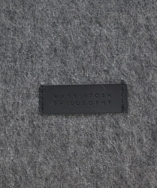 MACKINTOSH PHILOSOPHY（マッキントッシュフィロソフィー）マフラー グレー サイズ:- レディース/2200669540055