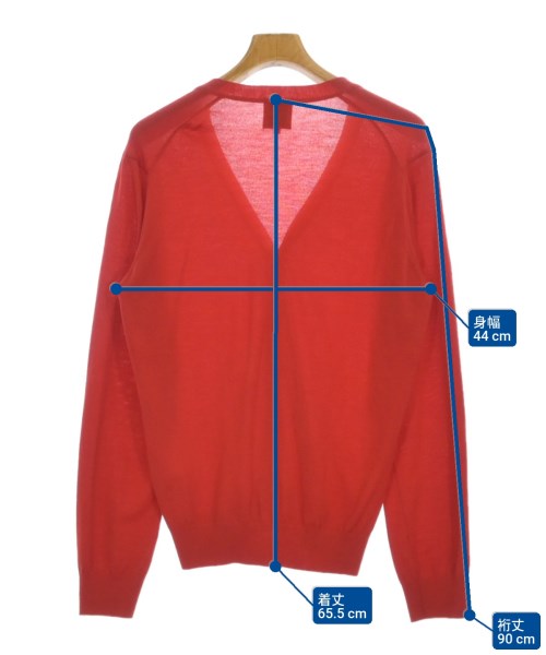 MACKINTOSH PHILOSOPHY（マッキントッシュフィロソフィー）カーディガン 赤 サイズ:38(M位) メンズ/2200667838048