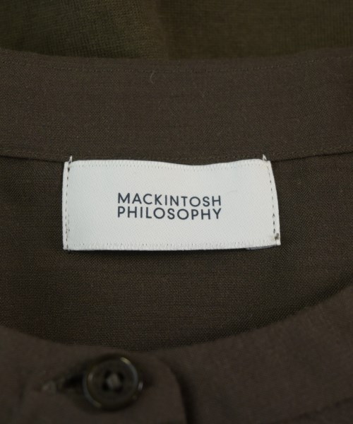 MACKINTOSH PHILOSOPHY（マッキントッシュフィロソフィー）ブラウス 茶 サイズ:36(S位) レディース/2200726257018