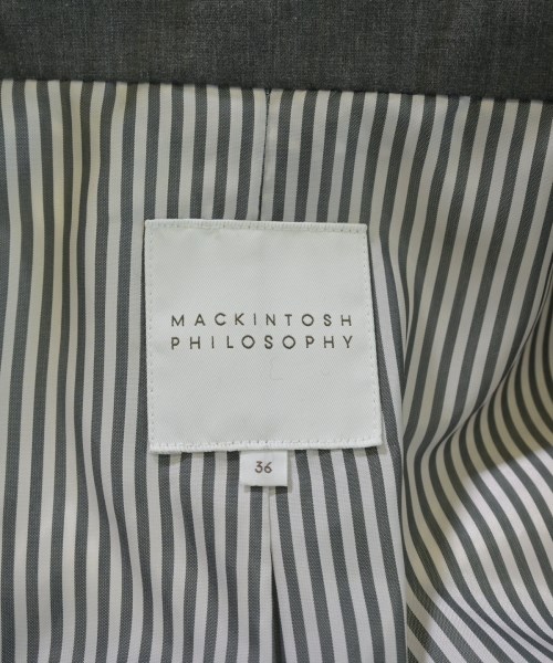 MACKINTOSH PHILOSOPHY（マッキントッシュフィロソフィー）ダウンコート グレー サイズ:36(S位) レディース/2200736415019