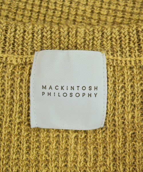 MACKINTOSH PHILOSOPHY（マッキントッシュフィロソフィー）ニット・セーター 黄 サイズ:40(L位) メンズ/2200719386039