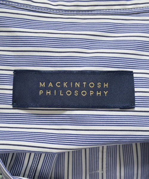 MACKINTOSH PHILOSOPHY（マッキントッシュフィロソフィー）シャツワンピース 青 サイズ:38(M位) レディース/2200714221045