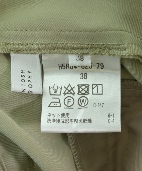 MACKINTOSH PHILOSOPHY（マッキントッシュフィロソフィー）スラックス カーキ サイズ:38(M位) レディース/2200682611022