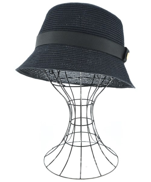 MACKINTOSH PHILOSOPHY(マッキントッシュフィロソフィー)ストローハット 黒 サイズ:57.5cm/2200684638010