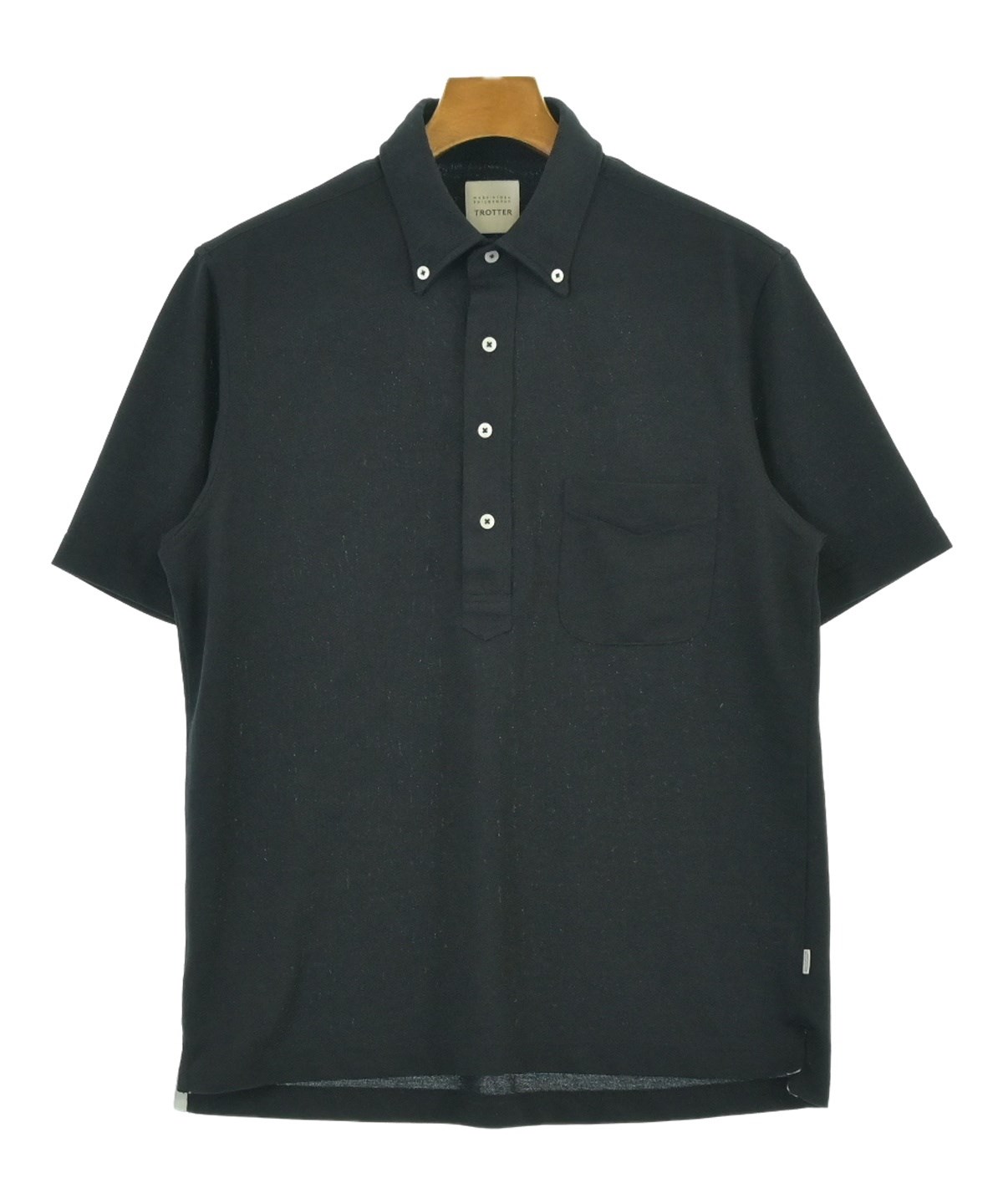 【BTMK】黒ポロシャツ BTMK SWEAT POLO LR018