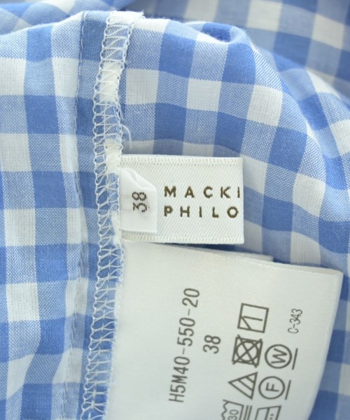 MACKINTOSH PHILOSOPHY（マッキントッシュフィロソフィー）ブラウス 青 サイズ:38(M位) レディース/2200686549093