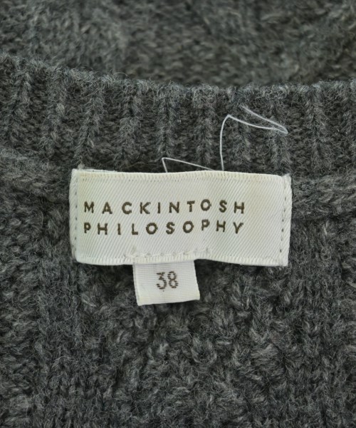 MACKINTOSH PHILOSOPHY（マッキントッシュフィロソフィー）ニット・セーター グレー サイズ:38(M位) レディース/2200687700011