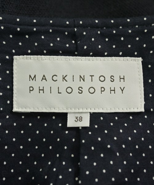 MACKINTOSH PHILOSOPHY（マッキントッシュフィロソフィー）ノーカラージャケット 黒 サイズ:38(M位) レディース/2200688296032