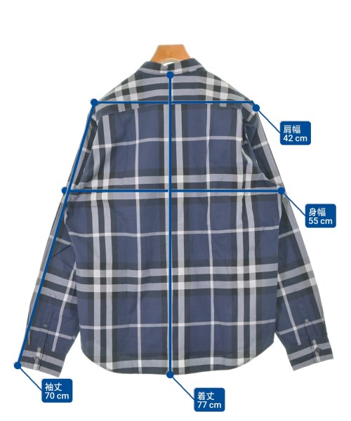 BURBERRY BRIT（バーバリーブリット）カジュアルシャツ 紺 サイズ:XL メンズ/2200635746054