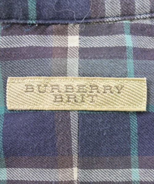 BURBERRY BRIT（バーバリーブリット）カジュアルシャツ 紺 サイズ:M メンズ/2200676934281