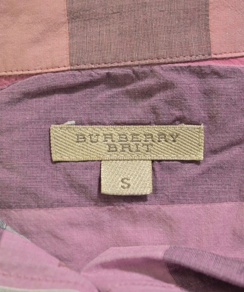 BURBERRY BRIT（バーバリーブリット）カジュアルシャツ ピンク サイズ:S レディース/2200718191030