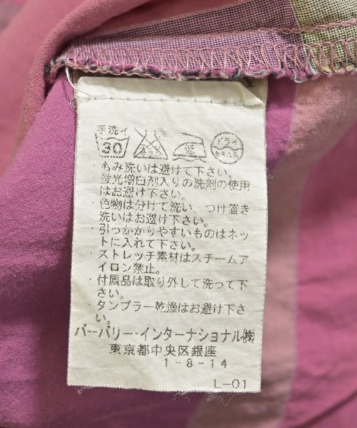 BURBERRY BRIT（バーバリーブリット）カジュアルシャツ ピンク サイズ:S レディース/2200718191030