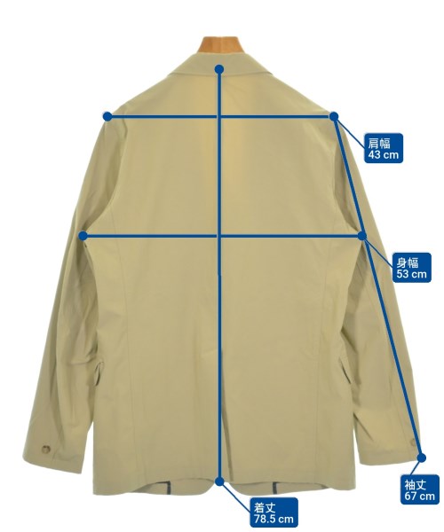 J.LINDEBERG（ジェイリンドバーグ）テーラードジャケット ベージュ サイズ:XL メンズ/2200628737014