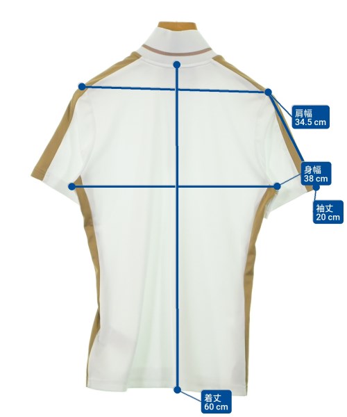 J.LINDEBERG（ジェイリンドバーグ）ポロシャツ 白 サイズ:S レディース/2200618787050